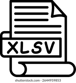 XLSV Excel macro enabled spreadsheet format
