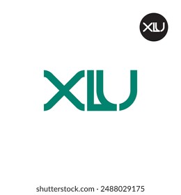 XLU Logo Letter Monogram Design