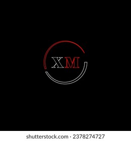 XM Creative moderne Buchstaben Logo Design Vorlage
