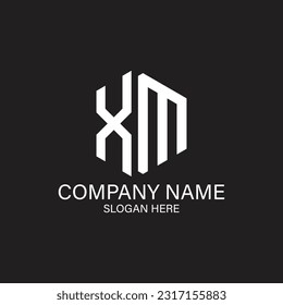 X+M LOGO DESIGN ANY YOUR COMPANY NAME HERE . THIS FILL EPS YOU CAN CHANG NAME VECTOR FILE