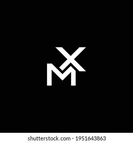 XM or MX abstract outstanding professional business awesome artistic branding company different colors illustration logo