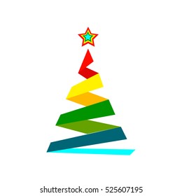 xmas abstract tree