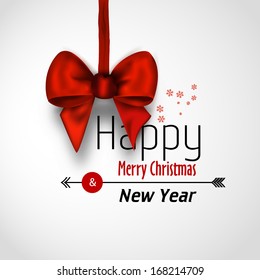 Xmas  background with bow