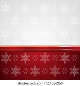 Xmas background with snowflakes pattern