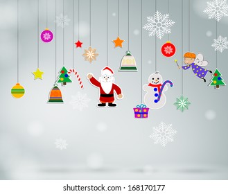 Xmas background. Vector eps 10