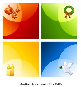 X-mas backgrounds. Easy to adjust measurements.