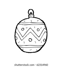 Xmas Bauble Cartoon