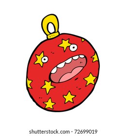 xmas bauble cartoon