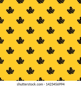 Xmas branch pattern seamless vector repeat geometric yellow for any design