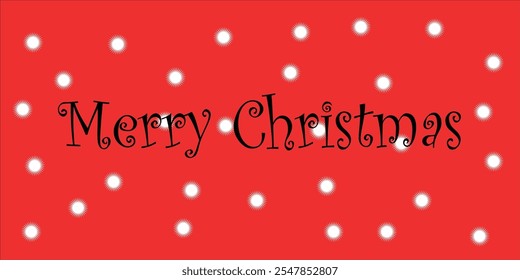 Xmas calligraphy on red background.  Vector illustration on red background. We wish you a Merry Christmas text. Merry Christmas Background vector, Christmas greeting Card, Digital Greeting Card