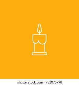 Xmas Candle Icon 