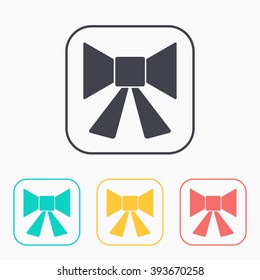 xmas color icon set 