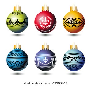 Xmas colorful balls