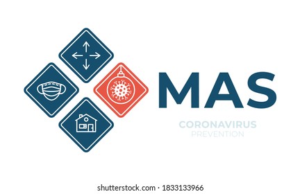 Xmas Coronavirus road sign. Christmas rhombus Corona virus Bacteria Cell Icon, 2019-nCoV in caution traffic signs. Warning symbol of COVID-19, MERS-Cov, Novel coronavirus. Vector illustration