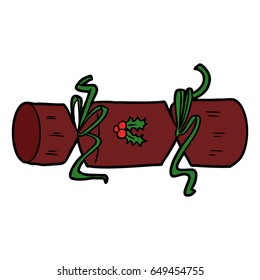 xmas cracker cartoon