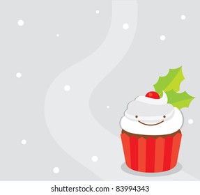 xmas cupcake