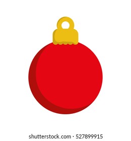 xmas decorative ball icon vector illustration graphic design
