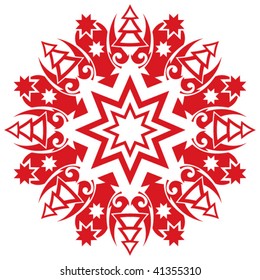 Xmas design element, vector image