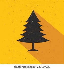 X-mas design on yellow background,retro yellow background,clean vector