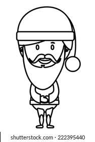 Xmas design over white background, vector illustration