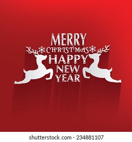 Xmas Design,Happy New Year,Clean vector