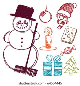 xmas doodles