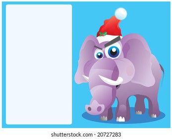 elefante de navidad
