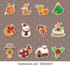 xmas element stickers