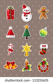 xmas element stickers