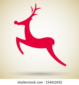 Xmas Elk Running