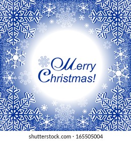 Xmas Frame or winter seasonal Frame, where you can place your information or photo.