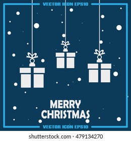 xmas gift vector illustration EPS 10.