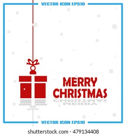 xmas gift vector illustration EPS 10.