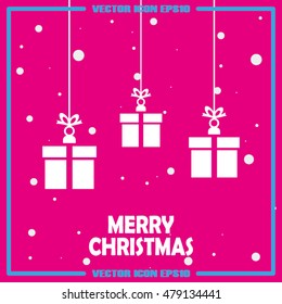 xmas gift vector illustration EPS 10.