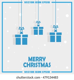 xmas gift vector illustration EPS 10.