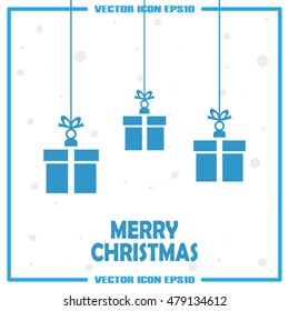 xmas gift vector illustration EPS 10.