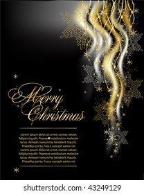 xmas gold luxury background