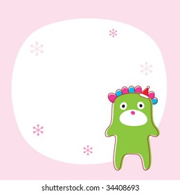 xmas green monster