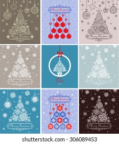 Xmas greeting decorative cards