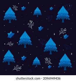 xmas holiday illustration with items