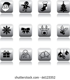 xmas icon buttons
