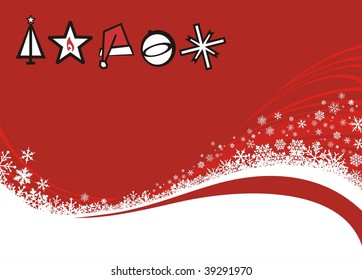 xmas icon card