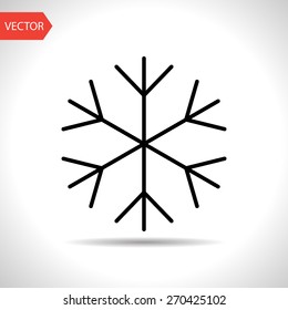 xmas icon of snow