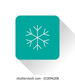 xmas icon of snow