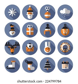 Xmas icons. Vector format