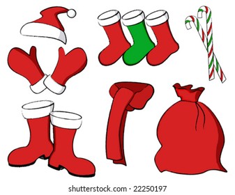 Xmas and New Year design elements - Vector