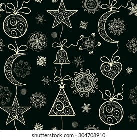 Xmas ornate background