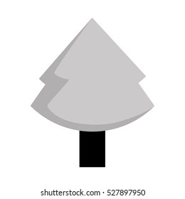 xmas pine tree icon vector illustration graphic design