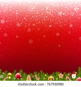 Weihnachtskarte mit Farbverlauf-Mesh, Vektorgrafik
