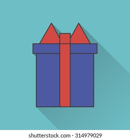 xmas present icon